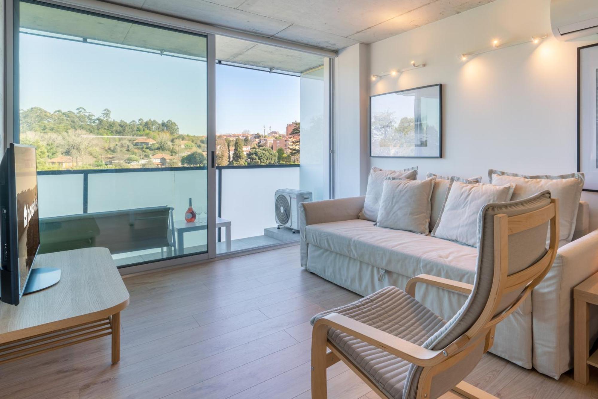 Host Wise - Luxurious Impressive Apartment - Balcony And Pool Vila Nova de Gaia Szoba fotó